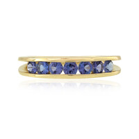 Bague en or et Tanzanite AAA (de Melo)