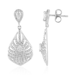 Boucles d'oreilles en argent et Zircon