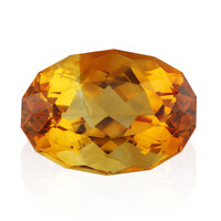  Citrine mandarine (gemme et boîte de collection)