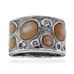 Bague en argent et Nacre (Art of Nature)