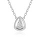 Collier en argent et Diamant I2 (J)