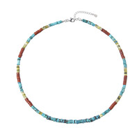 Collier en argent et Turquoise