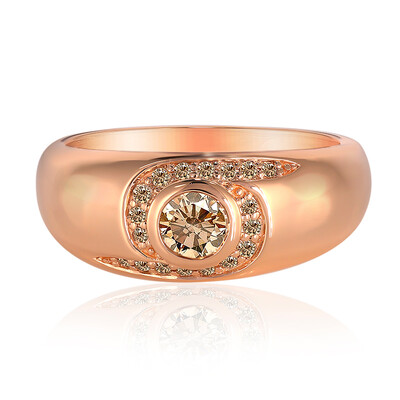 Bague en or et Diamant rose de France VS1 d'Argyle (Annette)