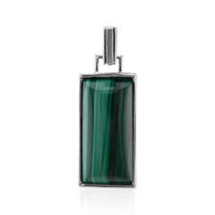 Pendentif en argent et Malachite (Art of Nature)