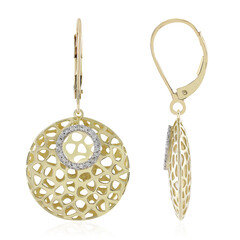 Boucles d'oreilles en or et Diamant I2 (I) (Ornaments by de Melo)