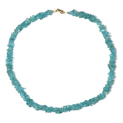 Collier en argent et Apatite bleue