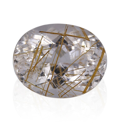 Gemme et Quartz rutile (Cheveux de Vénus) 2,5 ct