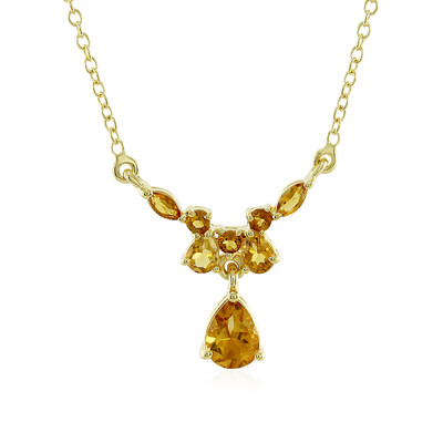 Collier en argent et Citrine