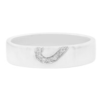 Bague en argent et Diamant I1 couleur (I)