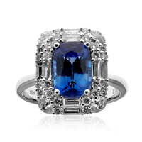 Bague en or et Saphir bleu de Ceylan (CIRARI)