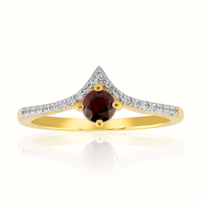 Bague en or et Zircon rouge de Kings Plains