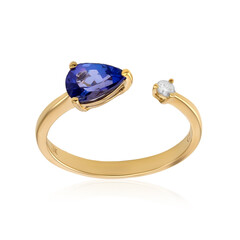 Bague en or et Tanzanite AAA