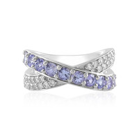 Bague en argent et Tanzanite