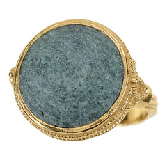 Bague en argent et Fuchsite