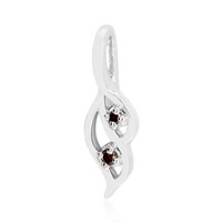 Pendentif en argent et Diamant rouge I3