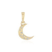 Pendentif en argent et Diamant I2 (I)