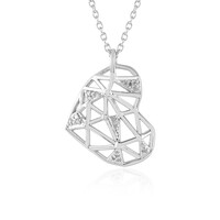 Collier en argent et Diamant I2 (J)