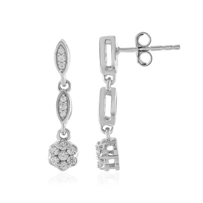 Boucles d'oreilles en argent et Zircon