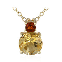 Collier en argent et Citrine