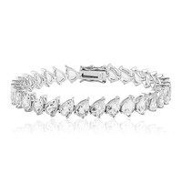 Bracelet en argent et Topaze blanche