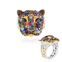 Bague en argent et Spinelle noir (Gems en Vogue)