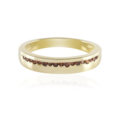 Bague en argent et Diamant rouge I2