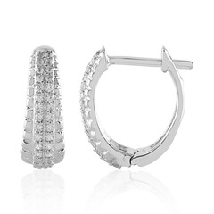 Boucles d'oreilles en argent et Zircon