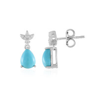 Boucles d'oreilles en argent et Turquoise Sleeping Beauty