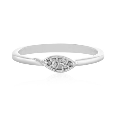 Bague en argent et Diamant I3 (H)