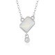 Collier en argent et Opale Welo