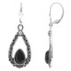 Boucles d'oreilles en argent et Onyx noir (Desert Chic)