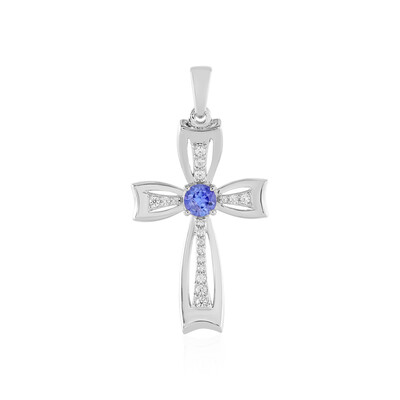 Pendentif en argent et Tanzanite