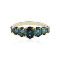 Bague en or et Indicolite (de Melo)