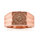 Bague pour homme en or et Diamant rose de France SI1 d'Argyle  (Annette)