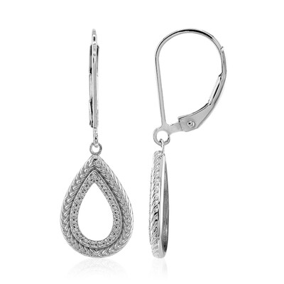 Boucles d'oreilles en argent et Zircon