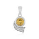 Pendentif en argent et Citrine