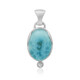 Pendentif en argent et Larimar