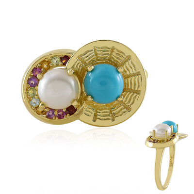 Bague en argent et Turquoise Sleeping Beauty