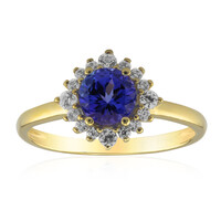 Bague en or et Tanzanite