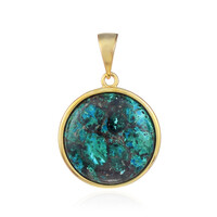 Pendentif en argent et Chrysocolle