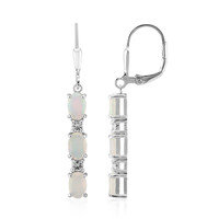 Boucles d'oreilles en argent et Opale Welo