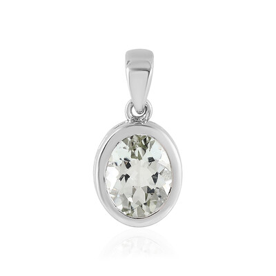 Pendentif en argent et Améthyste verte