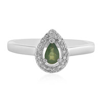 Bague en argent et Alexandrite du Brésil