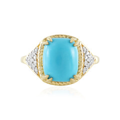 Bague en argent et Turquoise Sleeping Beauty