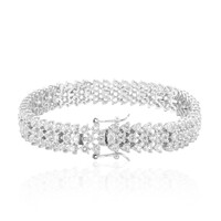 Bracelet en argent et Topaze blanche