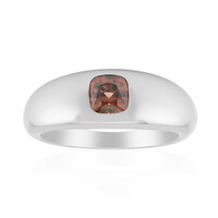 Bague en argent et Zircon rose