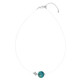 Collier et Opale bleue d'Atacama