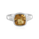 Bague en argent et Quartz champagne (MONOSONO COLLECTION)