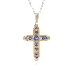 Collier en argent et Tanzanite (Gems en Vogue)