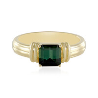 Bague en argent et Tourmaline verte de Benedito